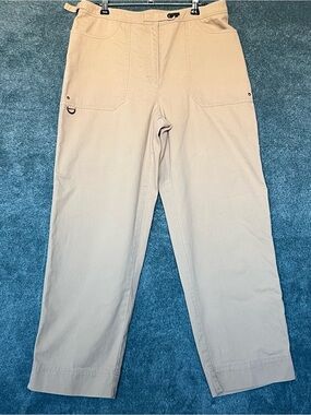 Ralph Lauren Women’s Khaki Utility Cargo Pants Size 10 Straight Leg
